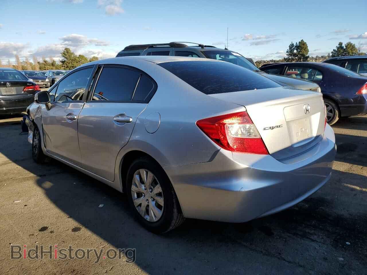 2012 HONDA CIVIC - VIN: 2HGFB2F54CH326792 - Фото 2