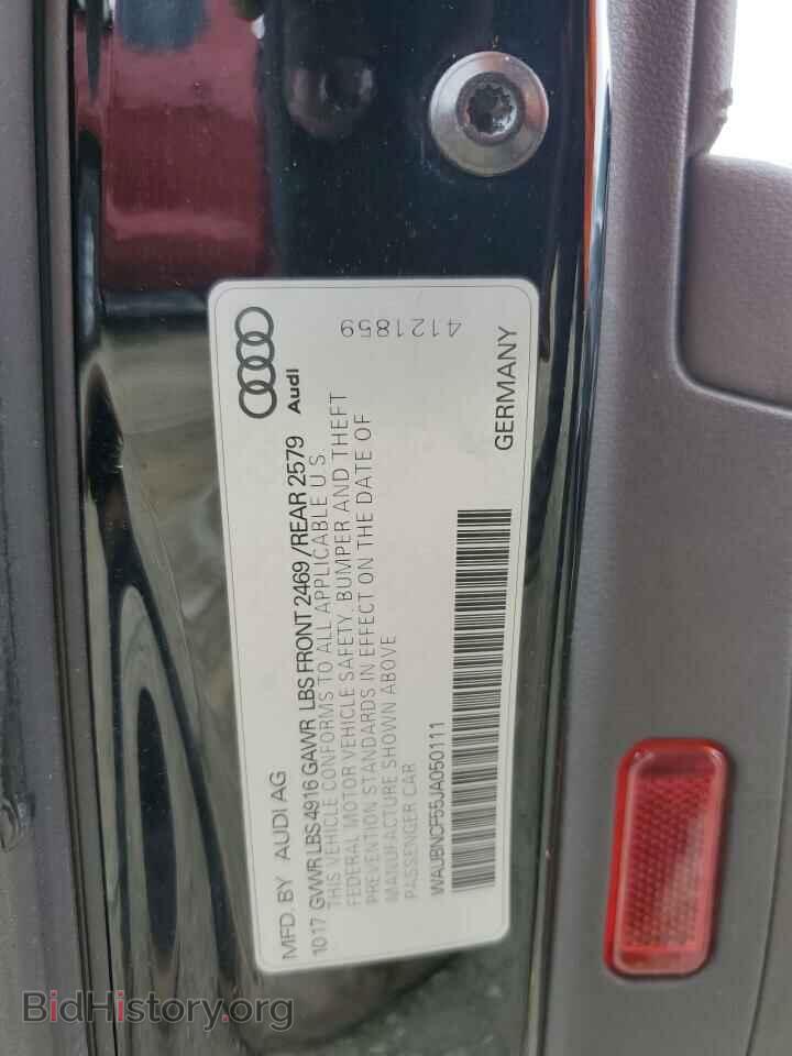 2018 AUDI A5 - VIN: WAUBNCF55JA050111 - Фото 12
