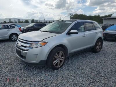 2013 Ford EDGE LIMITED, silver — VIN 2FMDK4KC8DBB85344, Copart