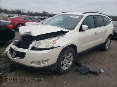 2011 Chevrolet TRAVERSE Traverse L, белый — VIN 1GNKVGED2BJ206598, Copart