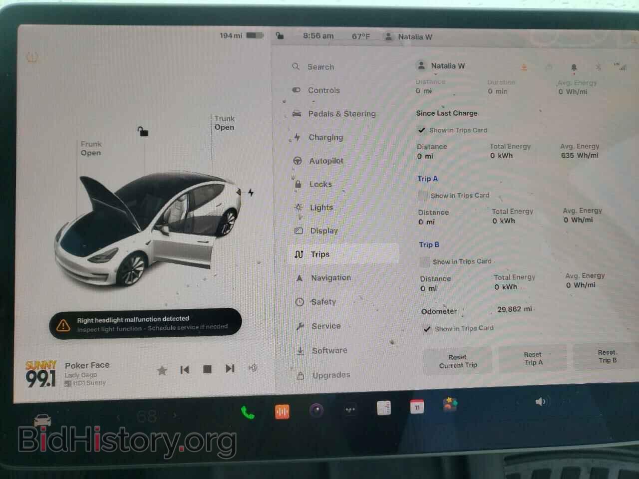 2021 TESLA MODEL 3 - VIN: 5YJ3E1EB7MF990280 - Photo 9