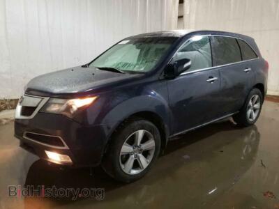 2012 Acura MDX MDX Techno, blue — VIN 2HNYD2H38CH515792, Copart