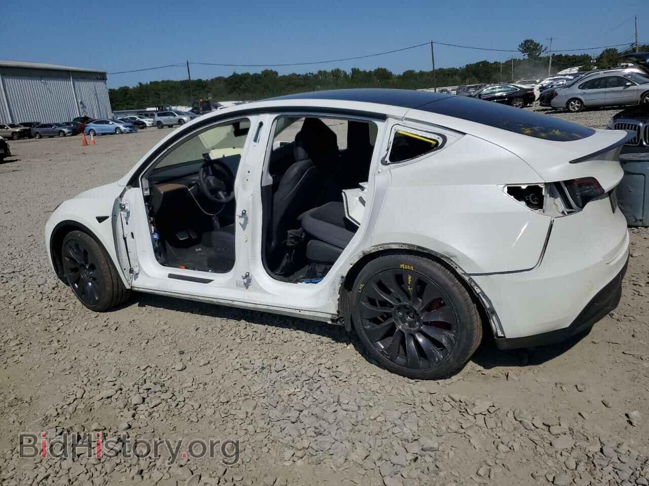 2021 TESLA MODEL Y - VIN: 5YJYGDEFXMF256754 - Фото 2