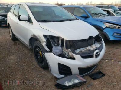2010 Mazda CX-7, белый — VIN JM3ER2W50A0348917, Copart