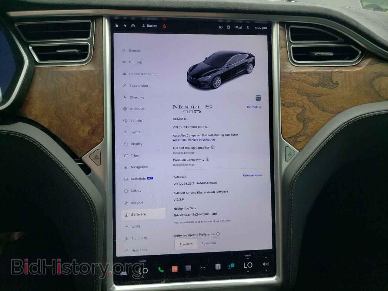 2017 TESLA MODEL S - VIN: 5YJSA1E29HF190674 - Photo 9