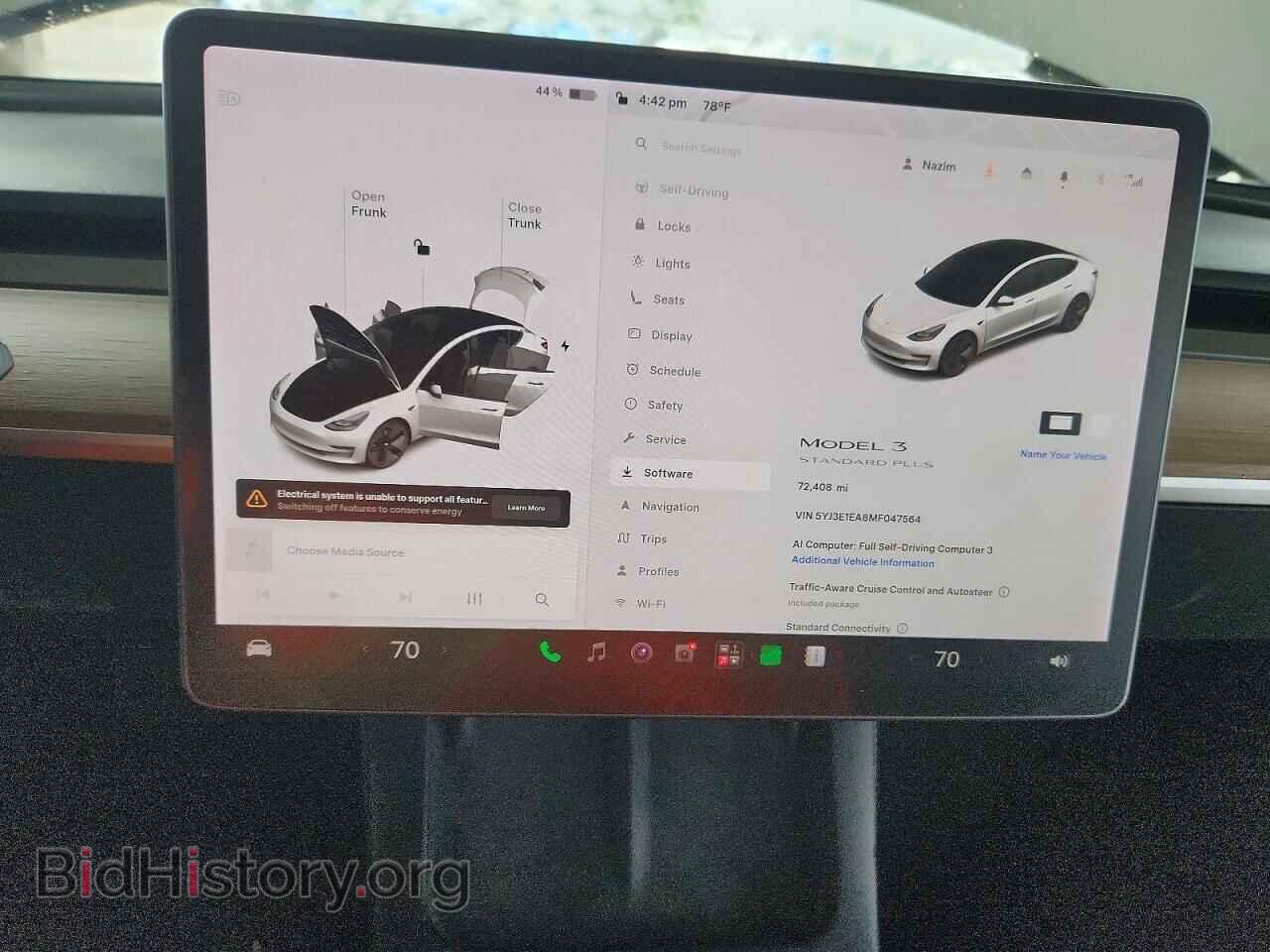 2021 TESLA MODEL 3 - VIN: 5YJ3E1EA8MF047564 - Фото 9