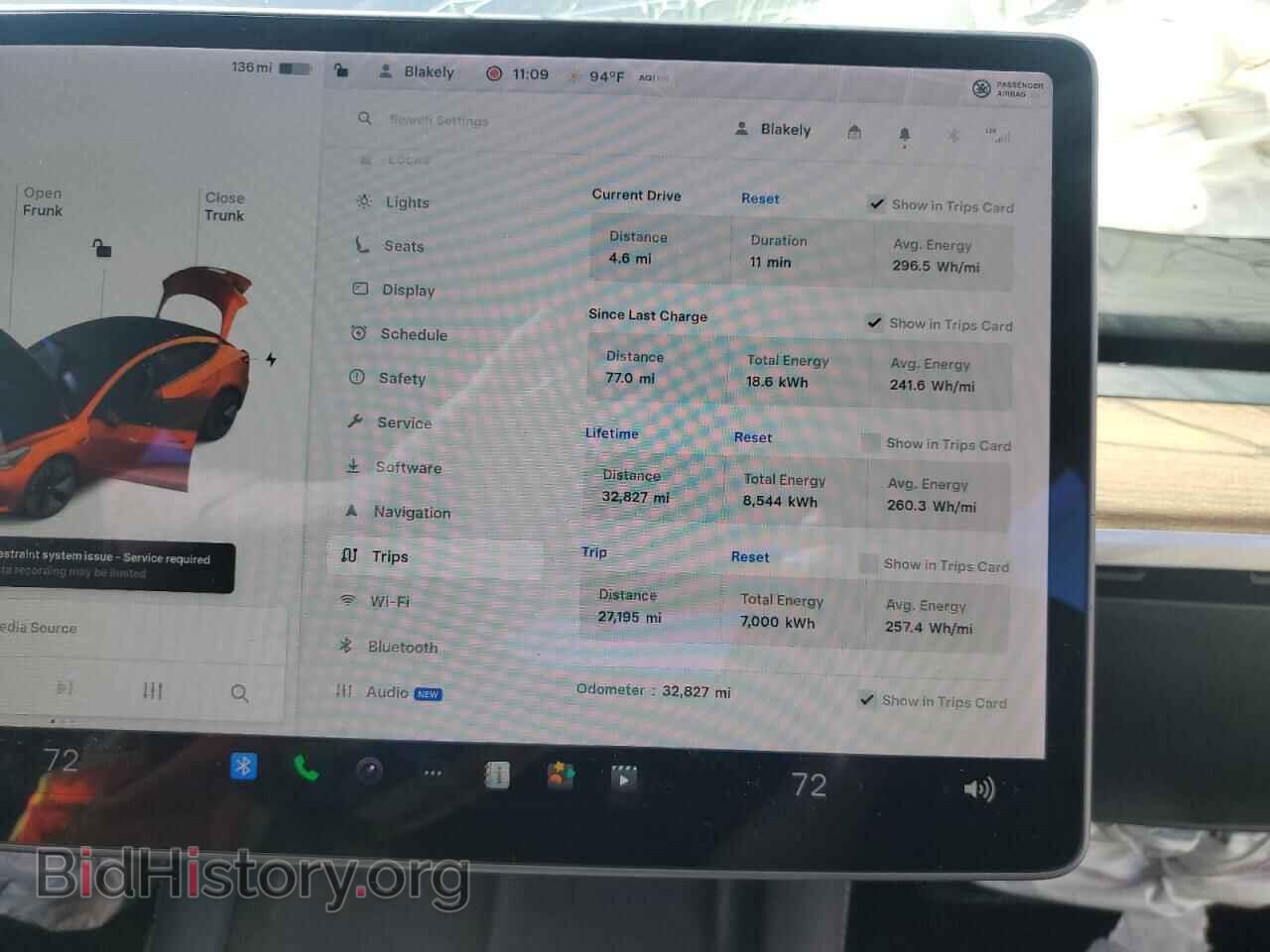 2021 TESLA MODEL 3 - VIN: 5YJ3E1EB5MF974885 - Photo 9