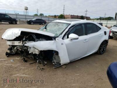 2014 Lexus IS 350, белый — VIN JTHCE1D24E5003105, Copart