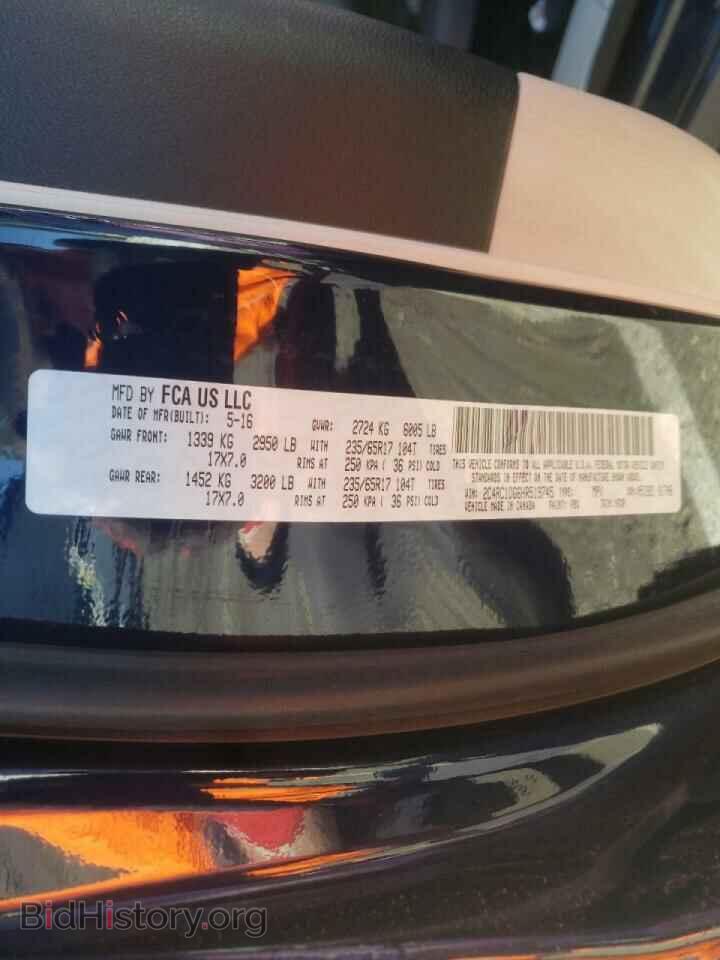 2017 CHRYSLER PACIFICA - VIN: 2C4RC1DG6HR519745 - Фото 10