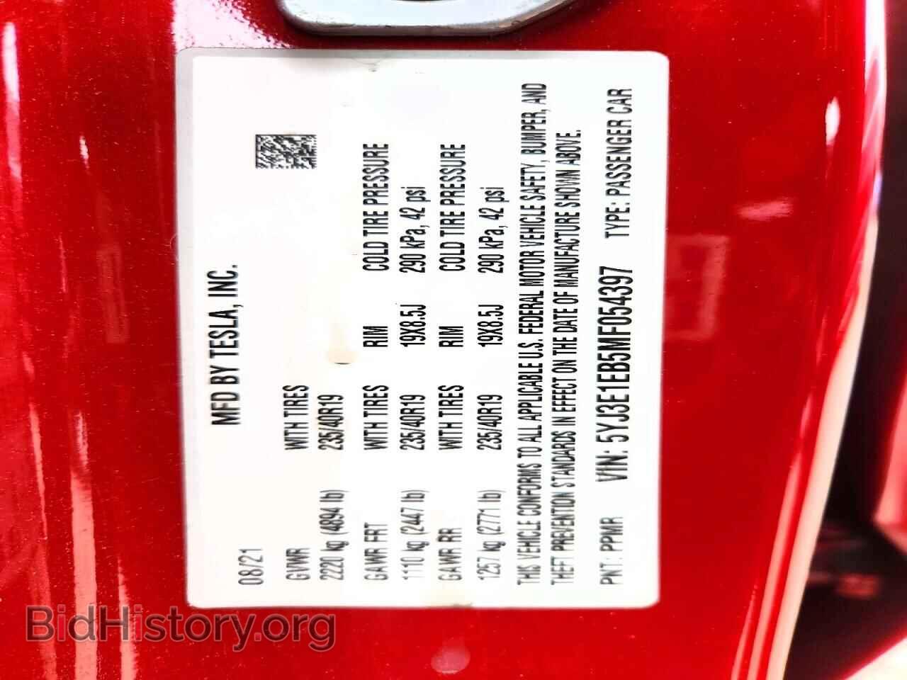 2021 TESLA MODEL 3 - VIN: 5YJ3E1EB5MF054397 - Photo 12