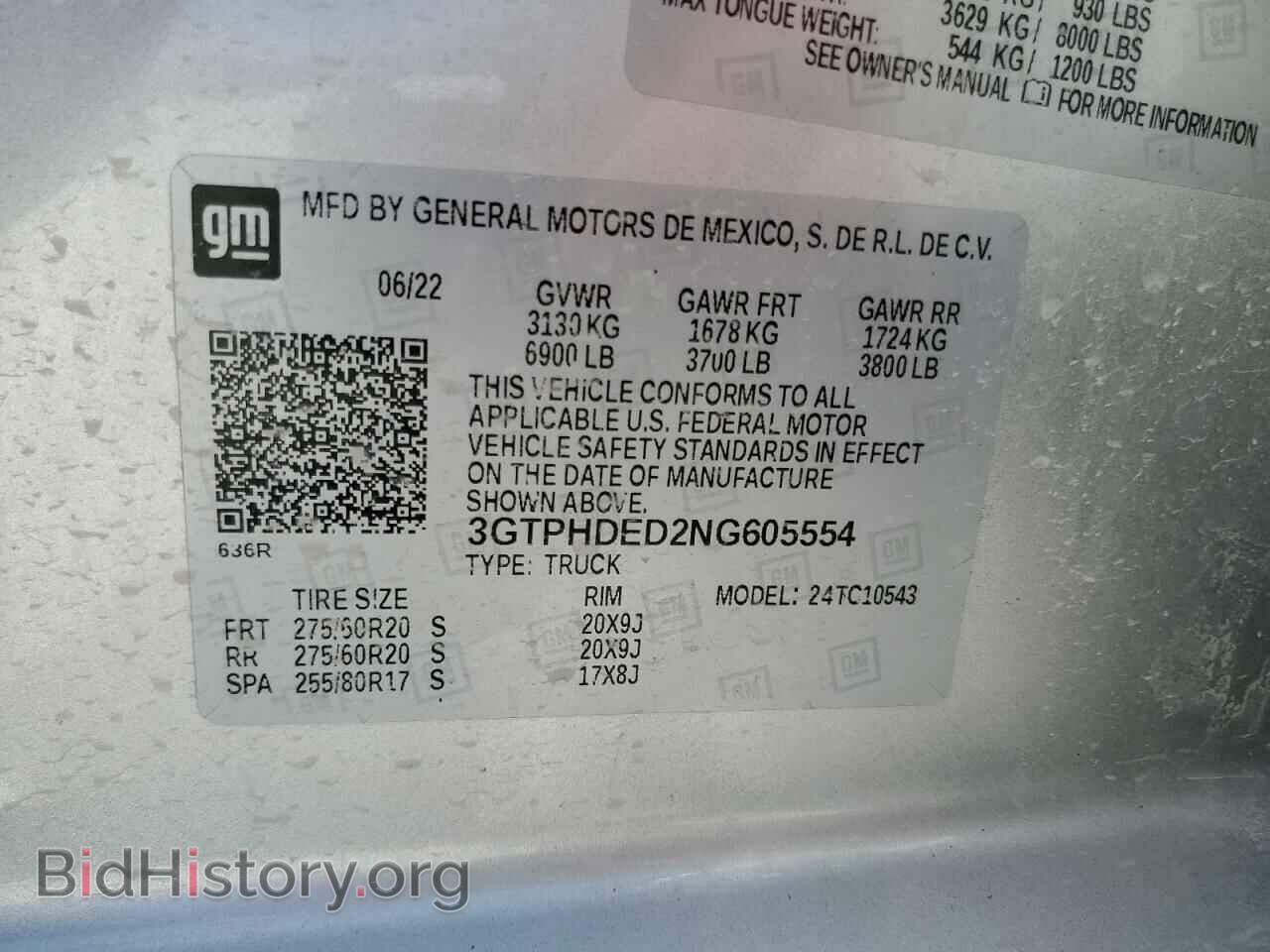2022 GMC SIERRA - VIN: 3GTPHDED2NG605554 - Фото 13