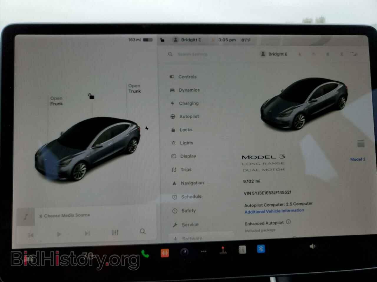 2018 TESLA MODEL 3 - VIN: 5YJ3E1EB3JF145521 - Фото 9