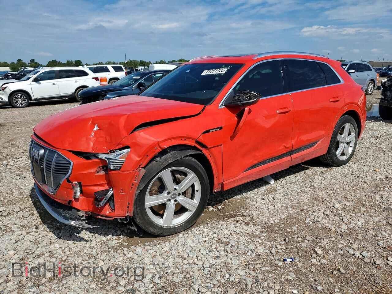 2019 Audi E-TRON Premium Plus (VIN WA1LAAGEXKB022414) — photo 1 of 15, Copart, damage: front end