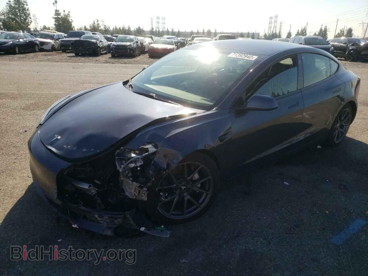 Photo 5YJ3E1EA8MF021224 - TESLA MODEL 3 2021