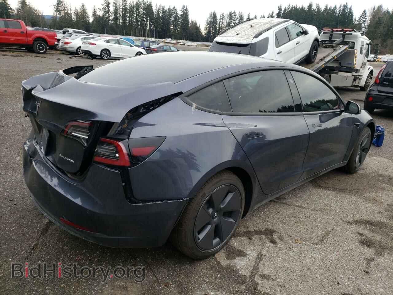 2022 TESLA MODEL 3 - VIN: 5YJ3E1EB2NF173400 - Фото 3