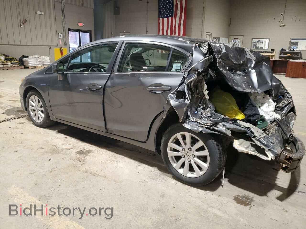 2012 HONDA CIVIC - VIN: 2HGFB2F93CH322820 - Фото 2