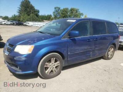 2011 Dodge CARAVAN Grand Cara, синий — VIN 2D4RN5DG7BR710313, Copart