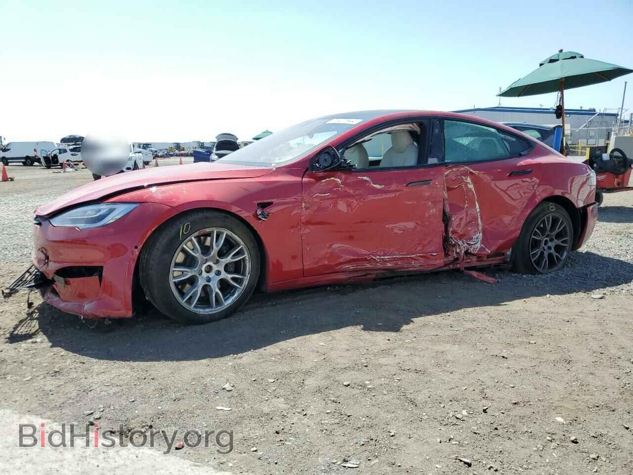 Photo 5YJSA1E57MF448808 - TESLA MODEL S 2021
