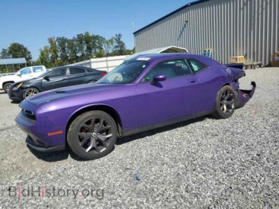 2019 Dodge CHALLENGER SXT, purple — VIN 2C3CDZAGXKH701391, Copart