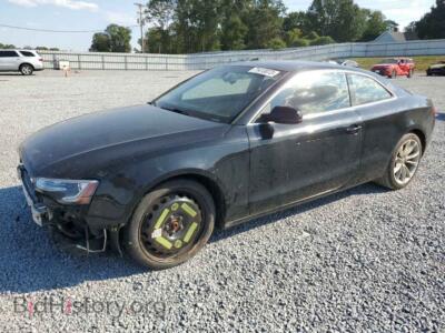 2014 Audi A5 A5 Premium, black — VIN WAULFAFR1EA011613, Copart