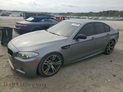 2013 BMW M5, серый — VIN WBSFV9C52DC773265, Copart