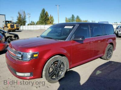 2013 Ford FLEX Flex SEL, red — VIN 2FMHK6C82DBD17490, Copart
