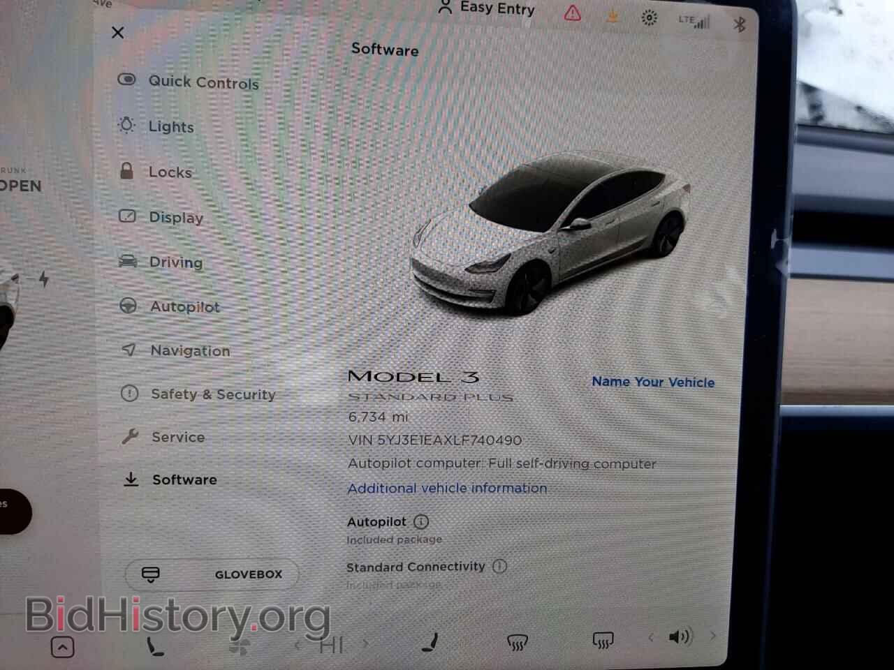 2020 TESLA MODEL 3 - VIN: 5YJ3E1EAXLF740490 - Фото 8
