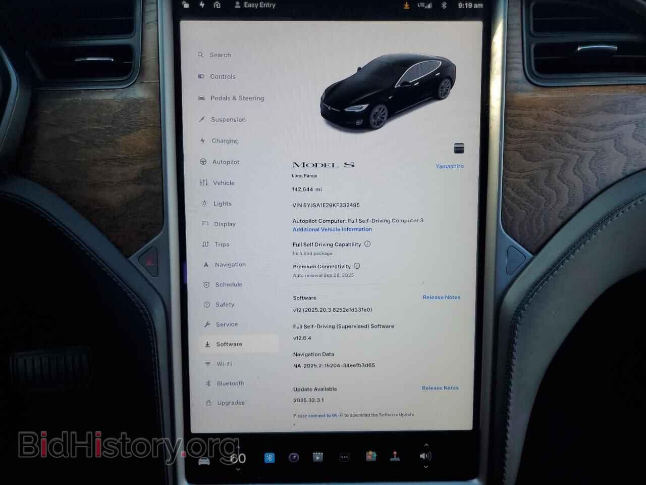 2019 TESLA MODEL S - VIN: 5YJSA1E29KF332495 - Photo 9