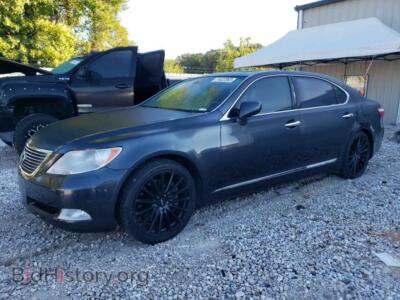 2008 Lexus LS460 LS 460l, charcoal — VIN JTHGL46F285027643, Copart