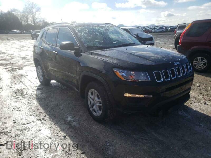2021 Jeep COMPASS Compass SP (VIN 3C4NJCAB7MT585656) — photo 1 of 10, Copart, damage: front end