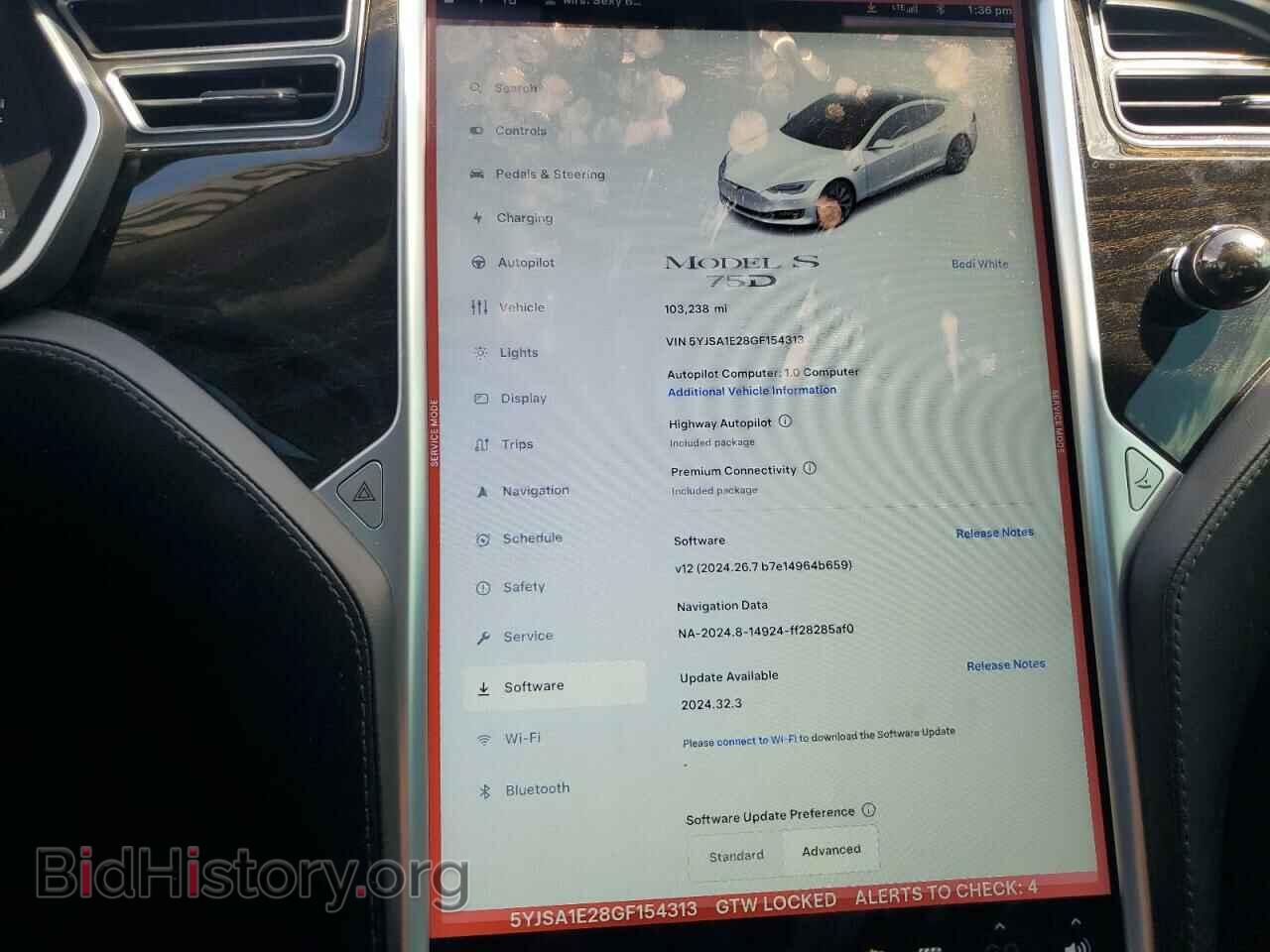 2016 TESLA MODEL S - VIN: 5YJSA1E28GF154313 - Фото 9