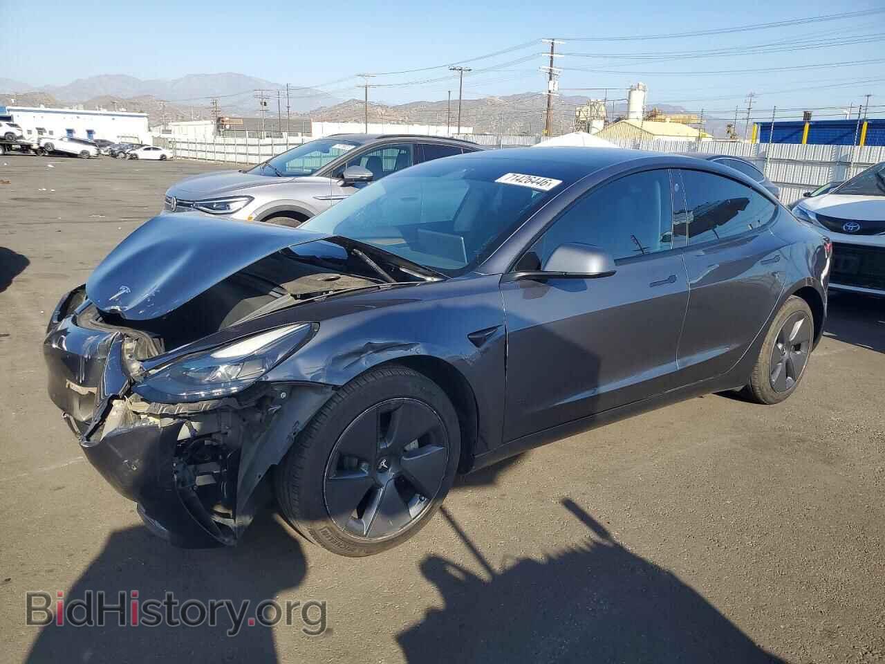 Photo 5YJ3E1EB6NF357335 - TESLA MODEL 3 2022
