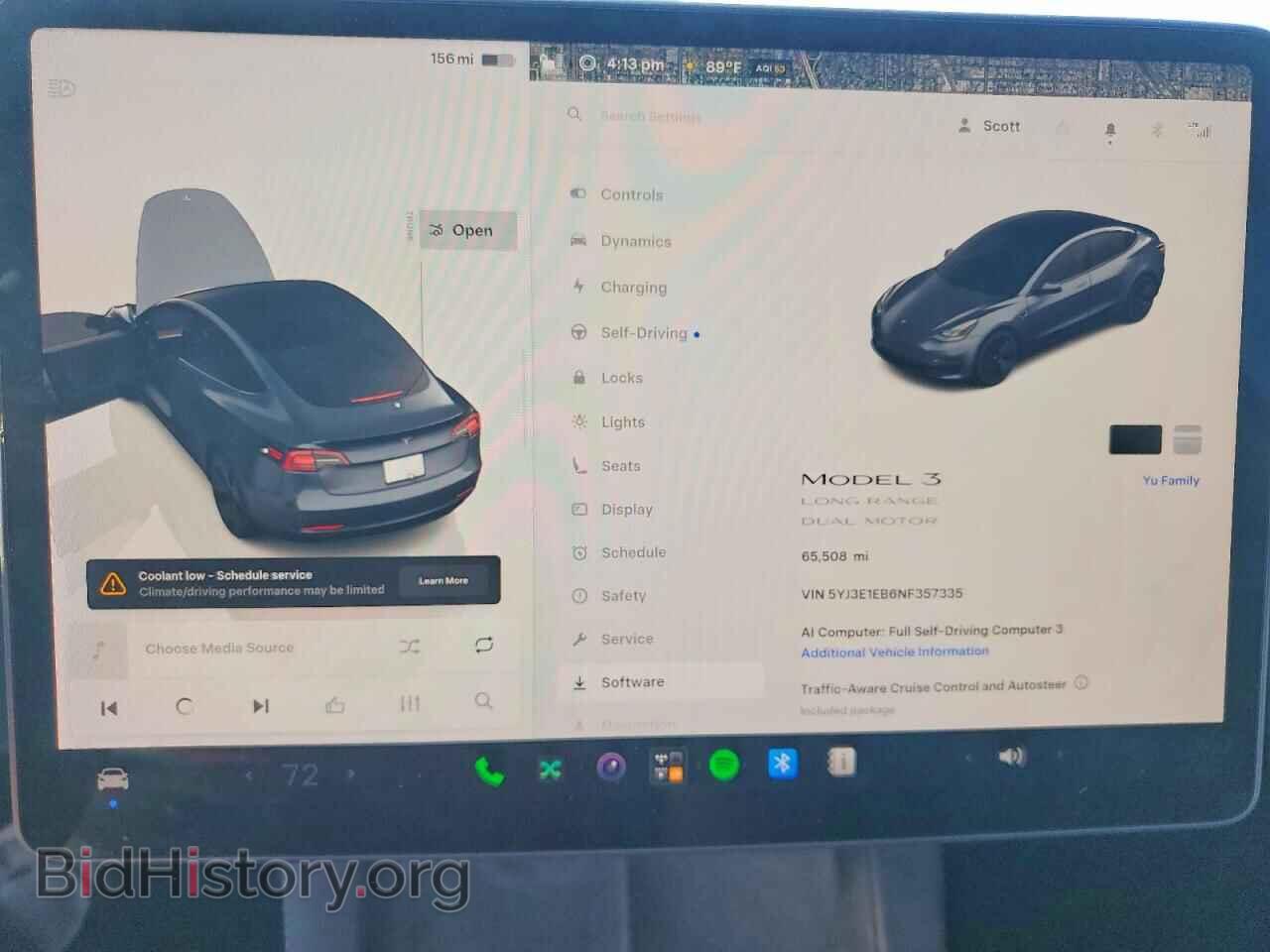 2022 TESLA MODEL 3 - VIN: 5YJ3E1EB6NF357335 - Photo 9