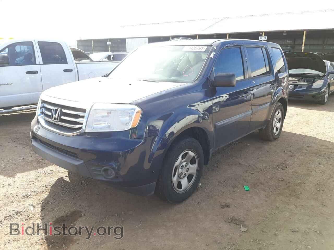 2012 HONDA PILOT - VIN: 5FNYF3H26CB035012 - Фото 2
