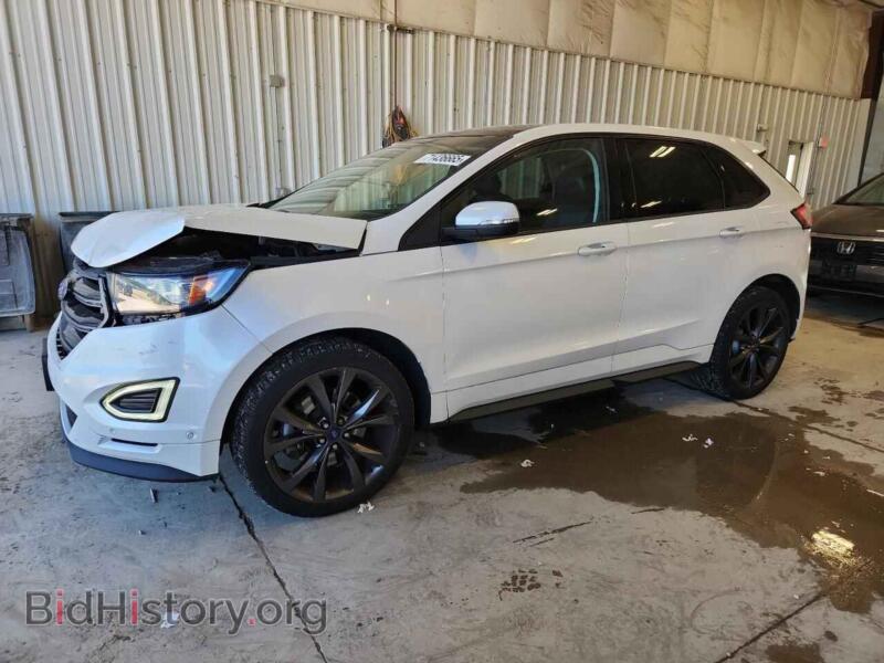 2015 Ford EDGE Sport (VIN 2FMTK4AP9FBB35992) — photo 1 of 15, Copart, damage: front end