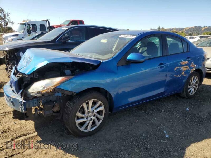 2012 Mazda 3 I (VIN JM1BL1V70C1527028) — фото 1 из 13, Copart, повреждение: передняя часть