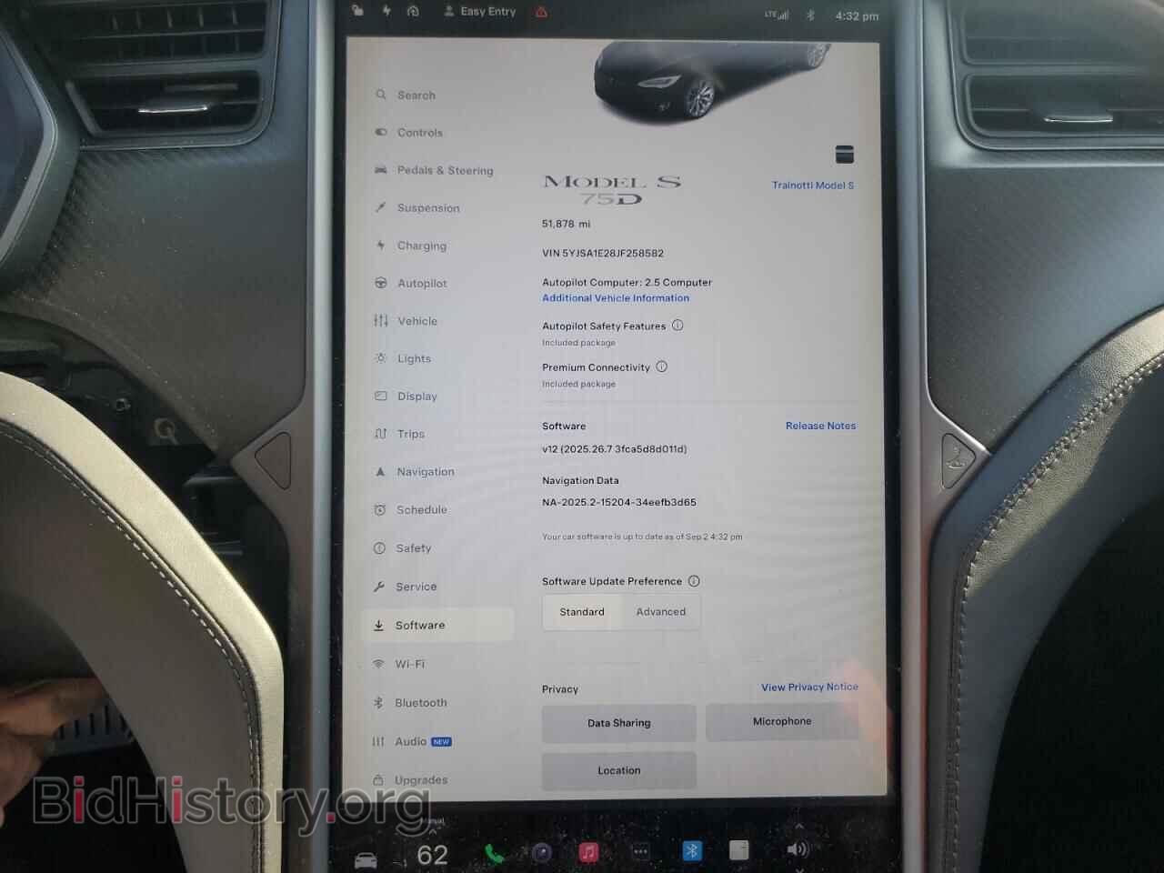 2018 TESLA MODEL S - VIN: 5YJSA1E28JF258582 - Photo 9