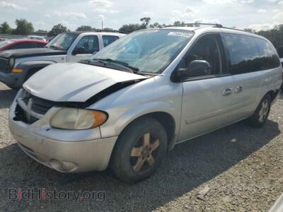 2007 Dodge CARAVAN SXT, silver — VIN 2D8GP44L47R114526, Copart