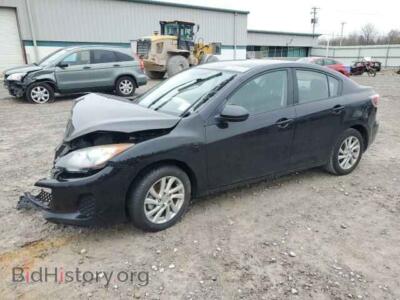 2012 Mazda 3 I, black — VIN JM1BL1V81C1649602, Copart