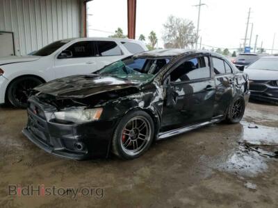 2010 Mitsubishi EVO Lancer EVO, black — VIN JA32W8FV7AU012485, Copart