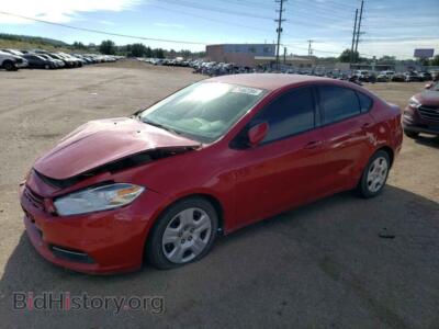 2013 Dodge DART SE, красный — VIN 1C3CDFAH6DD317499, Copart