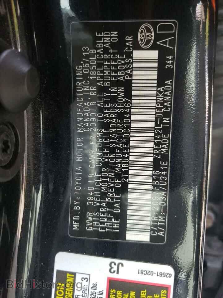 2013 TOYOTA COROLLA - VIN: 2T1BU4EE1DC104467 - Photo 12