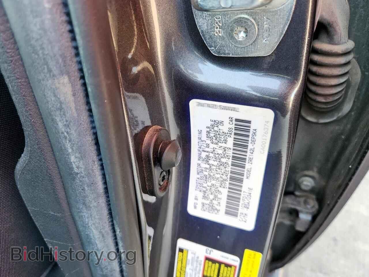 2013 TOYOTA COROLLA - VIN: 5YFBU4EE7DP145119 - Фото 12