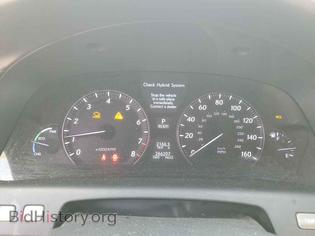 2008 LEXUS LS600 - VIN: JTHDU46F385001827 - Фото 9