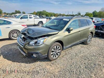 2017 Subaru OUTBACK 3.6R Limited, зеленый — VIN 4S4BSEKC3H3378603, Copart