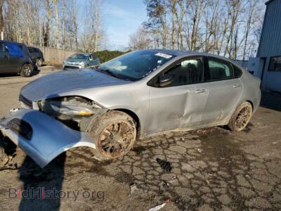 2015 Dodge DART Dart SXT, silver — VIN 1C3CDFBB7FD242275, Copart
