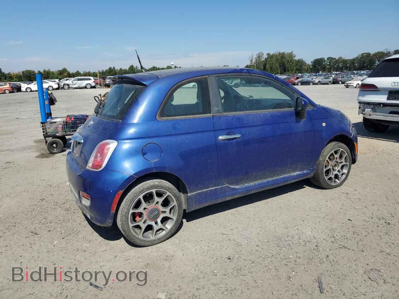 2012 FIAT 500 - VIN: 3C3CFFBR4CT128134 - Фото 3