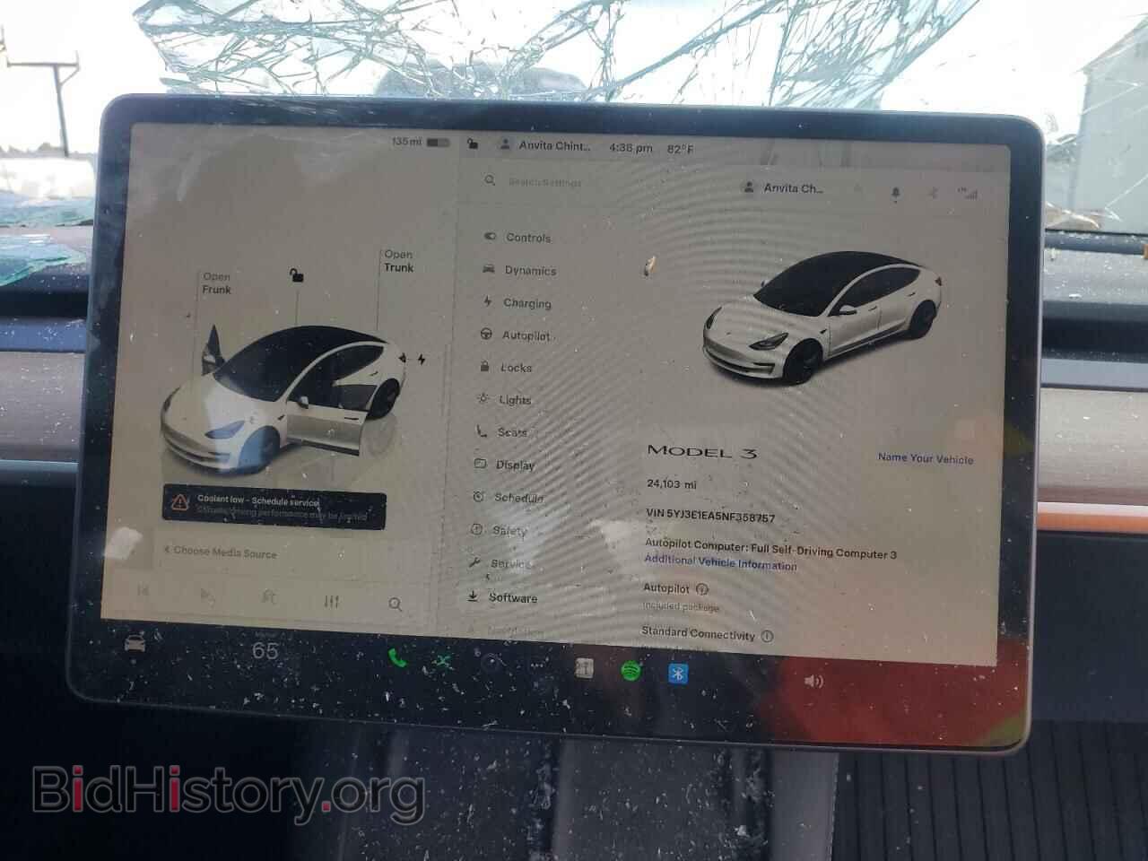2022 TESLA MODEL 3 - VIN: 5YJ3E1EA5NF358757 - Фото 9