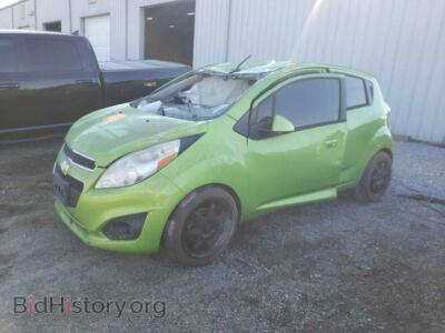 2014 Chevrolet SPARK Spark LS, green — VIN KL8CB6S98EC564290, Copart