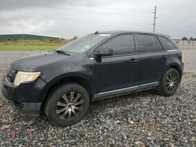 2010 Ford EDGE SEL, black — VIN 2FMDK3JC1ABB03185, Copart